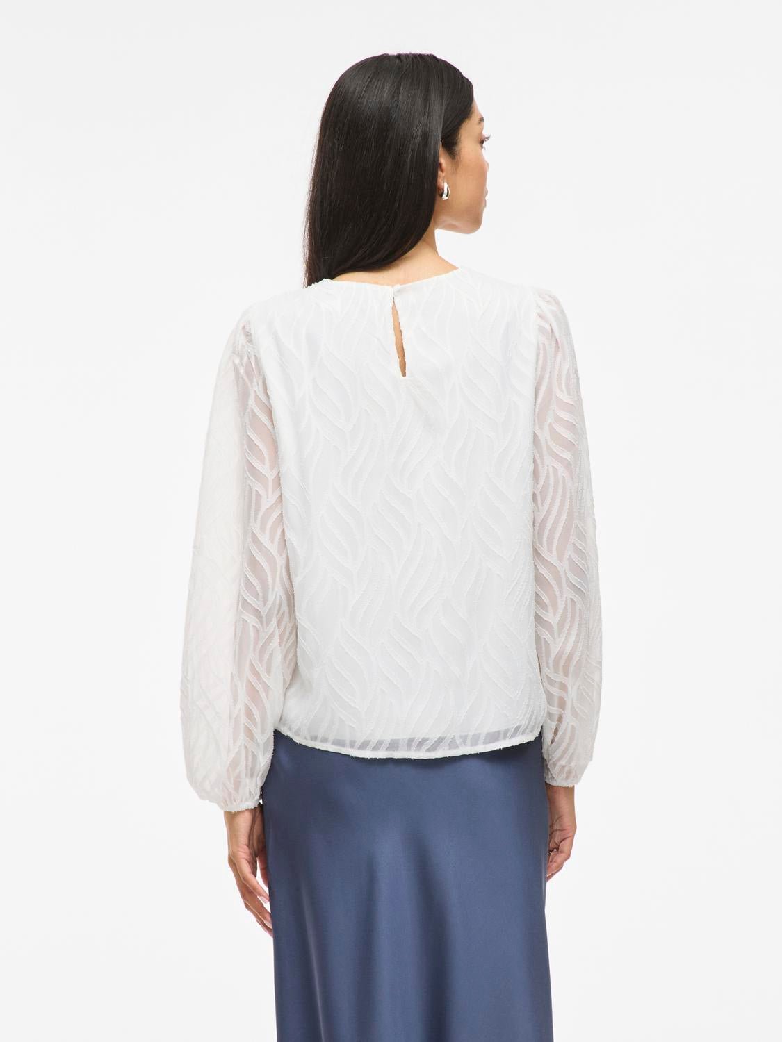 VIMIKA Top - Cloud Dancer - VERO MODA & VILA Bergvik